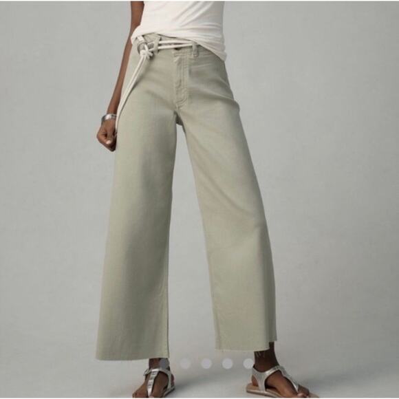 Anthropologie Denim - Anthro Maeve The Ettie High-Rise Crop Wide-Leg Jeans, Size 30